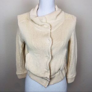 Free People Button Down Sweater Jacket Size Small